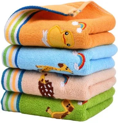Productafbeelding van Ibenzoa® Ultrazarte babyhanddoeken, set van 4, gemaakt van hoogwaardige katoen, 27 x 50 cm, 220 g, verkrijgbaar in verschillende kleuren – zachte handdoeken voor de babyverzorging