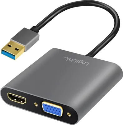 Immagine prodotto di Adattatore USB-A 3.0 -> HDMI-femmina + VGA-femmina