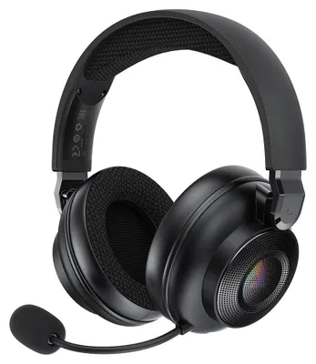 Produktbild von Acefast Kopfhörer, 2.4G, AUX, 0,02 RGB, Mikrofon, 1000 - Schwarz
