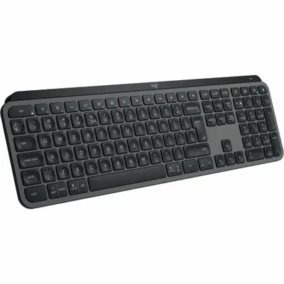 Zdjęcie produktu dla Logitech MX Keys S, Bezprzewodowy, Bluetooth, Przecznik noycowy, QWERTY, LED, Grafitowy