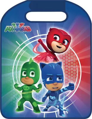 Immagine prodotto di Tataway Protezione universale per seggiolino auto in PVC PJ Masks Gattoboy Owlette Gecko blu Bambini