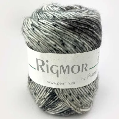 Obrázok produktu pre Rigmor by Permin - Farebná vlnená priadza (19 sivá)
