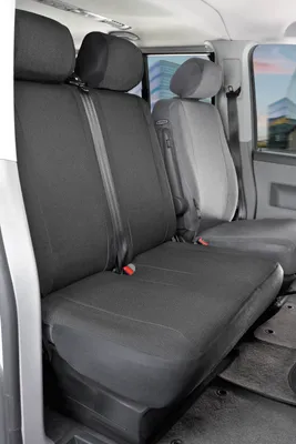 Produktbild von Walser Sitzbezüge für VW T6 Doppelbank vorne aus strapazierfähigem Polyester umlegbar ab BJ 07/2015 - heute, 10524