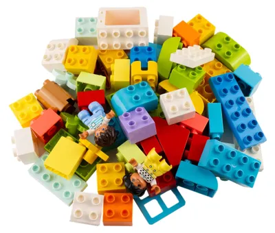 Produktbild von LEGO® DUPLO® Steine Sondersteine Bunt Gemischt NEU! Menge 50x – Jede Mischung individuell zusammengestellt