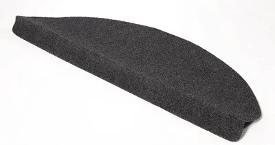 Produktbild von Famanu Trapmatten halbrund 15 Stück – selbstklebendes Sicherheitstraptapijt – ca. 23 x 65 cm – schwarz