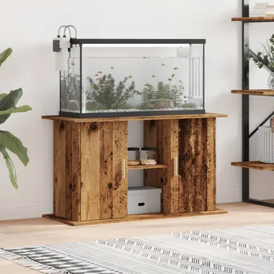 Produktbild von Möbel Aquariumständer Altholz-Optik 101x41x58 cm Holzwerkstoff - Sonstiges Aquarienzubehör &44745