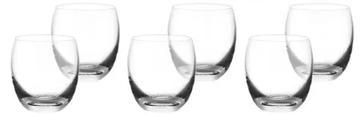 6er-Set Trinkgläser aus Glas, 400 ml, spülmaschinengeeignet