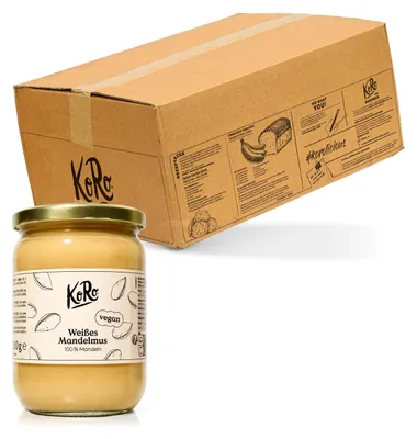 Produktbild von KoRo I Weißes Mandelmus 6 x 500 g