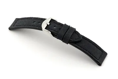 Obrázok produktu pre Kožený remienok Mansfield 24 mm čierny