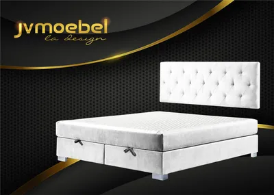 Produktbild von Luxus Boxspring Bett Betten Doppel Schlafzimmer Möbel Stoff  140 160 180 x 200cm