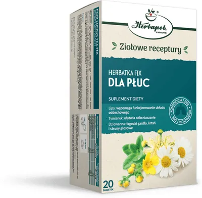 Produktbild von Tee für die Lunge fix 20*2g HERBAPOL KRAKÓW