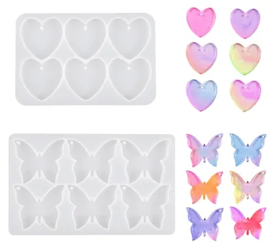 Imagen del producto de Moldes de silicona para manualidades en forma de corazón