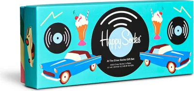 Produktbild von Happy Socks At The Diner Socks Gift Set 4-Pack Uni Geschenksocken Mehrfarbig, XATD09-0200