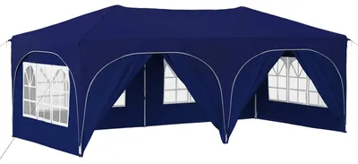 Immagine prodotto di Tenda per feste a pop-up 575 x 288 x 245 cm Blu Tessuto Oxford