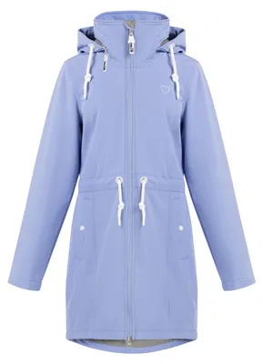 Image de Manteau pour femme Tavite - violet et bleu. Taille M