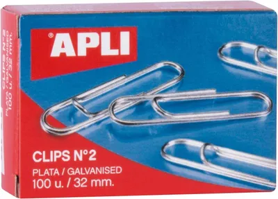 Obrázok produktu pre Balenie 100 plochých klipov – 5 505337-503352 – 32 mm
