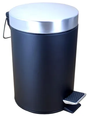 Produktbild von Kosmetik Treteimer 3L mit Fußpedal 17 x 25 cm Mülleimer aus Metall