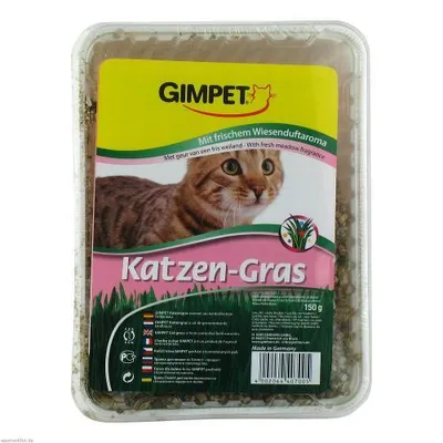 Produktbild von GimCat Katzengras mit Wiesenduft 150g