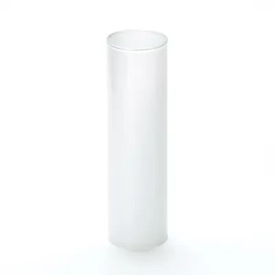 Immagine prodotto di Manicotto per candela in vetro 1 pezzo L 100mm ø28mm bianco per presa candela E14 lampadario lampadario manicotto per candela presa