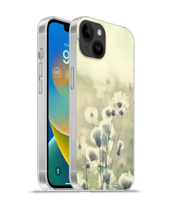 Produktbild von MuchoWow® Handyhülle Schutzhülle Hülle für Apple iPhone 14 Plus - Soft case Blumen - Feld - Weiß Silikon Softcase Handy Hülle - Abbildung