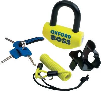 Image de Antivol à disque de frein Oxford Boss 12,7mm, jaune