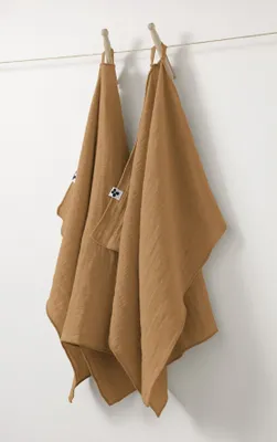 Produktbild von 2 Handtücher 50 x 70 cm GAÏA Camel