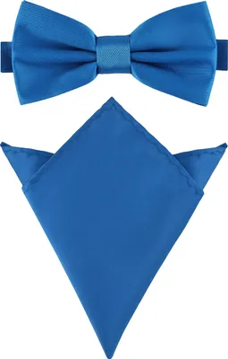 Produktbild von Ladeheid Herren Schmale Fliege & Einstecktuch Set M/P (12cm x 6cm, 22cm x 22cm)