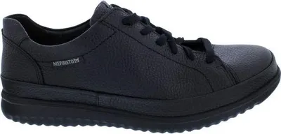 Produktbild von Mephisto Halbschuh Thomas, vollnarbiges Glattleder, schwarz, Fußbett zum Wechseln 41