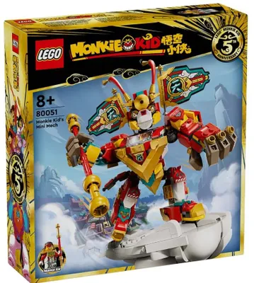 Zdjęcie produktu dla LEGO Monkie Kid : w minimechu, Zestaw do budowania, 8 lat(a), Plastik, 556 szt., 702 g