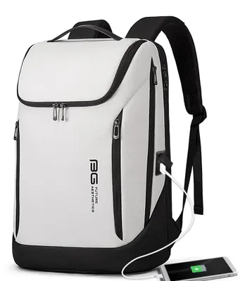 Imagen del producto de BANGE, diseño moderno, blanco (con dos bolsillos), tamaño medio, diseño moderno