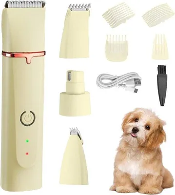 Productafbeelding van Hondencompostbak - Stille hondenafvalcontainer, voetverzorgingsapparaat voor honden, katten, poten, ogen, oren, gezicht
