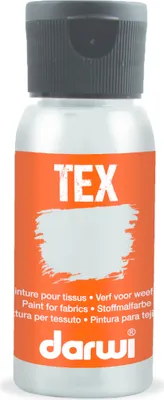 Produktbild von Darwi 4x DARWI Stoffmalfarbe, Flasche 50ml, Silber - Silber DA0100050080C