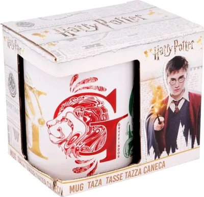 Produktbild von Harry Potter Hogwarts 4 Häuser Kaffeetasse Teetasse Tasse Geschenkidee 330 ml