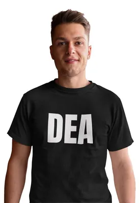 Produktbild von T-Shirt Shirt Karneval Fasching schwarz FBI Security Polizei CIA SWAT DEA Zoll LKA Sheriff NYPD CSI Verkleidung Herren Damen Kostüm Tshirt JGA: M / DEA Shirt Größe wählen: M Motiv wählen: DEA