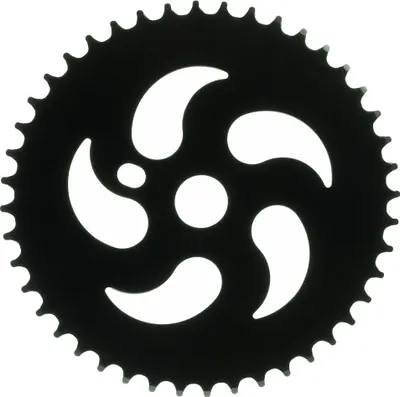 Produktbild von Fahrrad Kettenblatt BMX Stahl Ritzel Kurbel Blatt schwarz 44 Zähne Antrieb