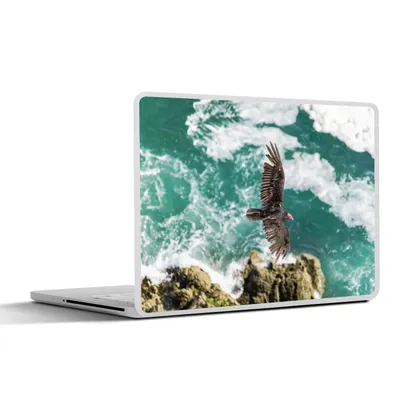 Produktbild von MuchoWow® Laptop Aufkleber Sticker Cover Tiere - Raubvögel - Wasser 30x22 cm - Laptop-Sticker