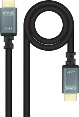Produktbild von Nanocable 10.15.8003, 3 m, HDMI Typ A (Standard), HDMI Typ A (Standard), 48 Gbit/s, Audio Return Channel (ARC), Schwarz
