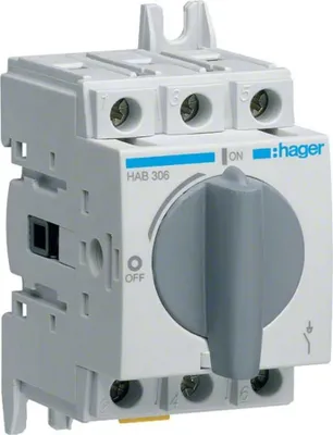 Image de Hager Interrupteur-sectionneur 3P 40A HAB304