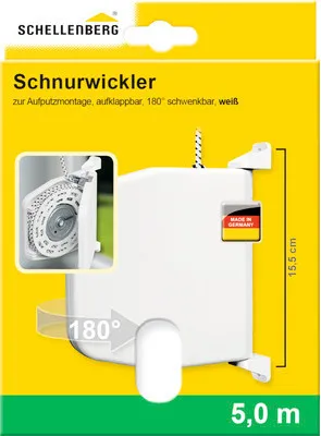 Immagine prodotto di Avvolgitore per tapparelle Schellenberg 50501 girevole bianco