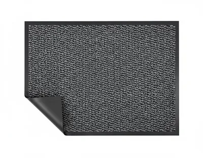 Obrázok produktu pre ROYSSON® Protiskluzová rohož 90 x 60 cm Rohož do vstupnej zóny Rhine | Rohož na zachytávanie nečistôt do interiéru | Tmavošedá