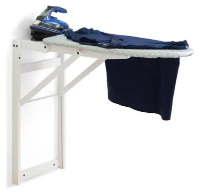 Zdjęcie produktu dla ARREDAMENTI STIROJOLLY Ironing board for wall hanging - 108 x 40 cm  White