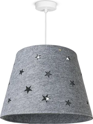 Produktbild von Kinderleuchte Kinderlampe Kinderzimmer Pendelleuchte Stoff Sterne Jungen Mädchen