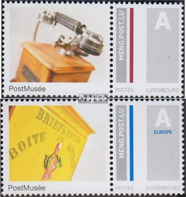 Produktbild von Briefmarken Luxemburg 2009 Mi 1834Zf-1835Zf mit Zierfeld (kompl.Ausg.) postfrisch Grußmarken
