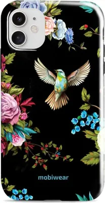 Produktbild von Handyhülle für iPhone 11, Mobiwear Elite Pro, Nachtkolibri