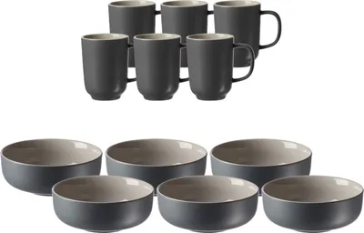 Produktbild von Ritzenhoff & Breker JASPER Brunchset 12-tlg. grau