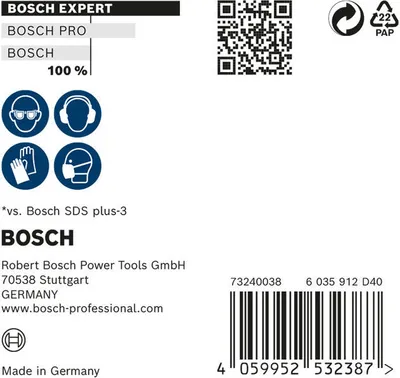 Produktbild von EXPERT SDS plus-7X Hammerbohrer-Set, 6.5x200x265 mm, 10-tlg.