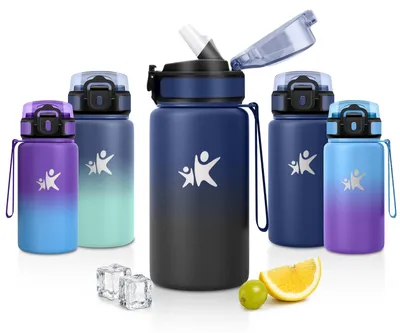 Productafbeelding van JAPORIA thermosfles, 500 ml, waterfles met rietje