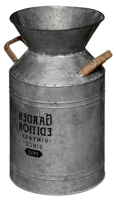 Produktbild von Milchkännchen aus Metall in Grau, H37 cm