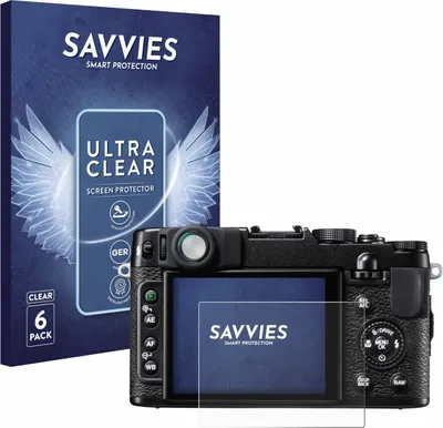 Produktbild von 6x Für Fujifilm FinePix X10 Schutzfolie Savvies Displayschutz Display Schutz Folie Klar Transparent