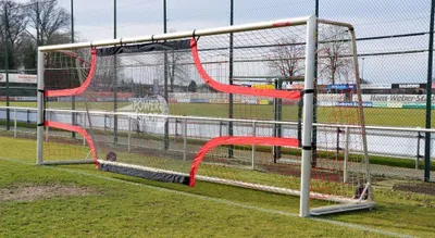 Produktbild von PowerShot® Torwand PRO - 7,32 x 2,44 m rot schwarz